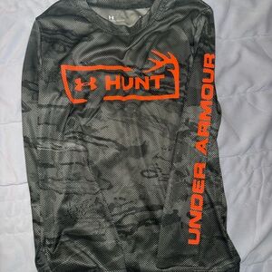 Under Armour Camouflage Long Sleeve with Orange Accents